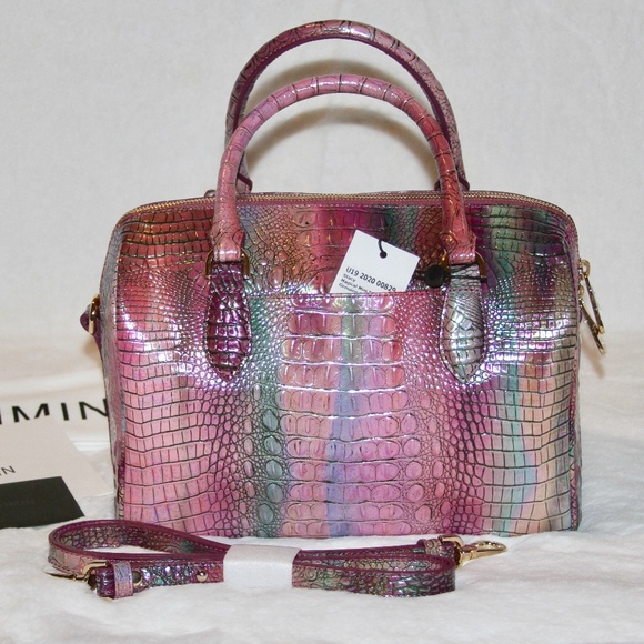 NWT Brahmin Stacy Satchel Crossbody Shoulder Bag Magical Mini Melbourne - Picture 2 of 8